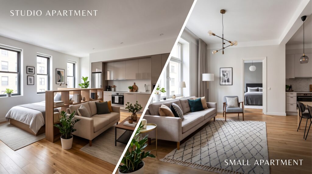 Small Apartment vs Studio Apartment: What’s the Difference and Which Is Right for You? small apartment vs studio apartment