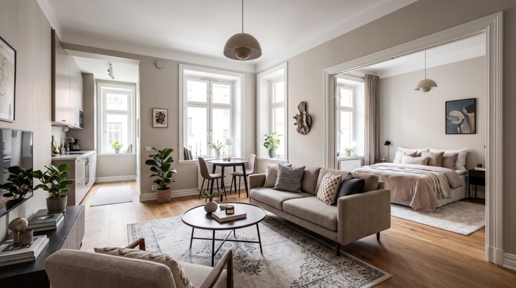 small apartment vs studio apartment