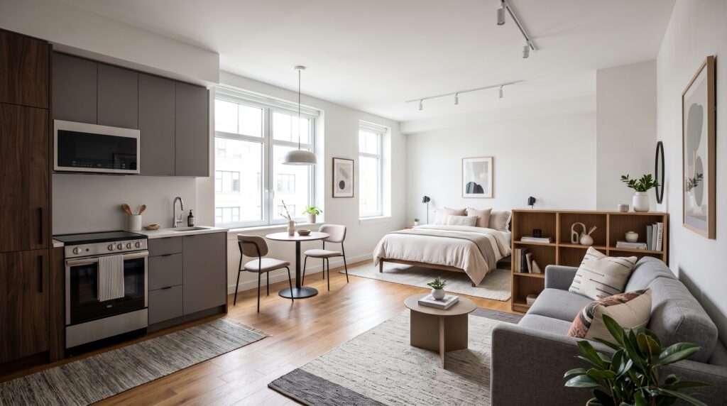small apartment vs studio apartment